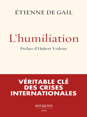 cover image of L'humiliation